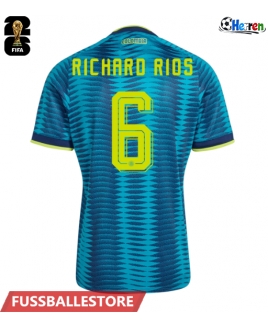 Günstige Kolumbien Richard Rios #6 Auswärtstrikot WM 2026 Kurzarm
